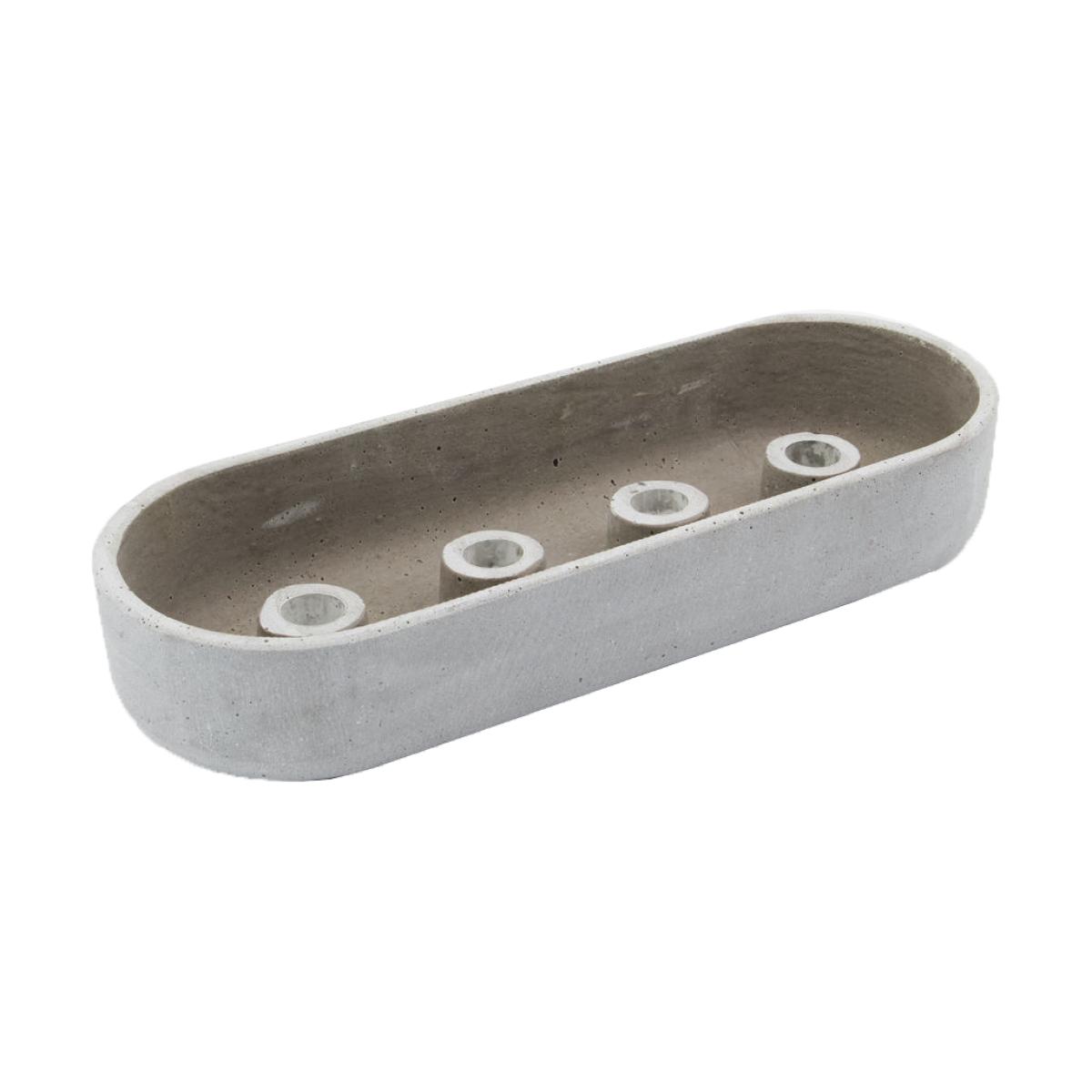 House Doctor Marb candle sticks 13x35 cm Concrete – image 2
