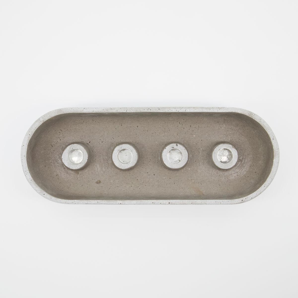 House Doctor Marb candle sticks 13x35 cm Concrete – image 3