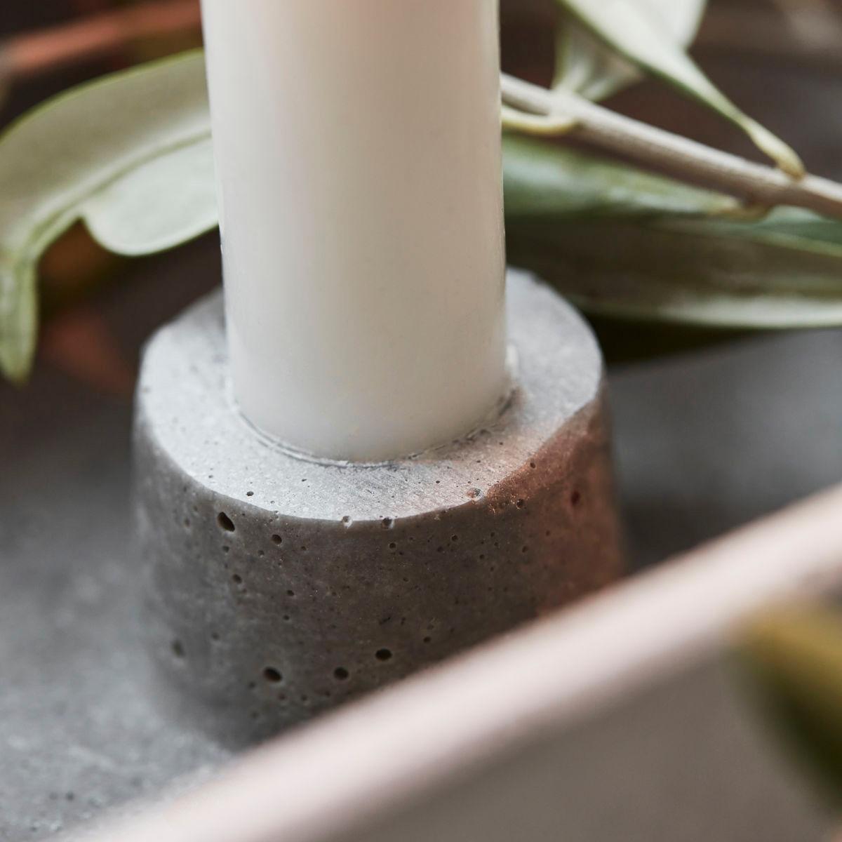 House Doctor Marb candle sticks 13x35 cm Concrete – image 4