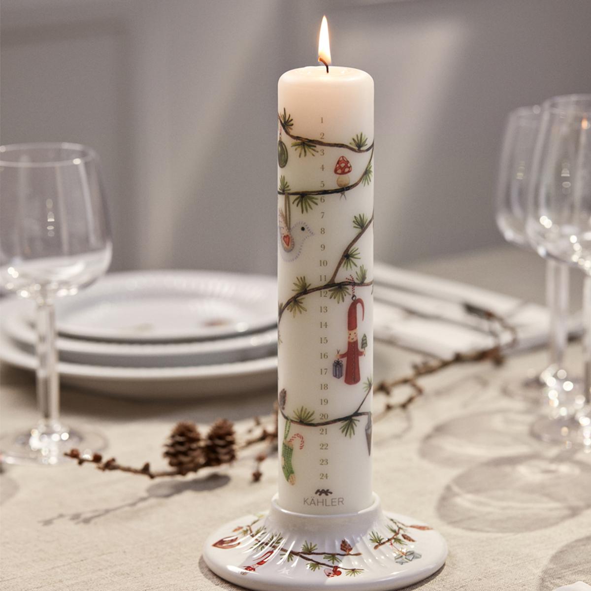 Kähler Hammershøi Christmas Advent candle Ø5 cm 2023 – image 5
