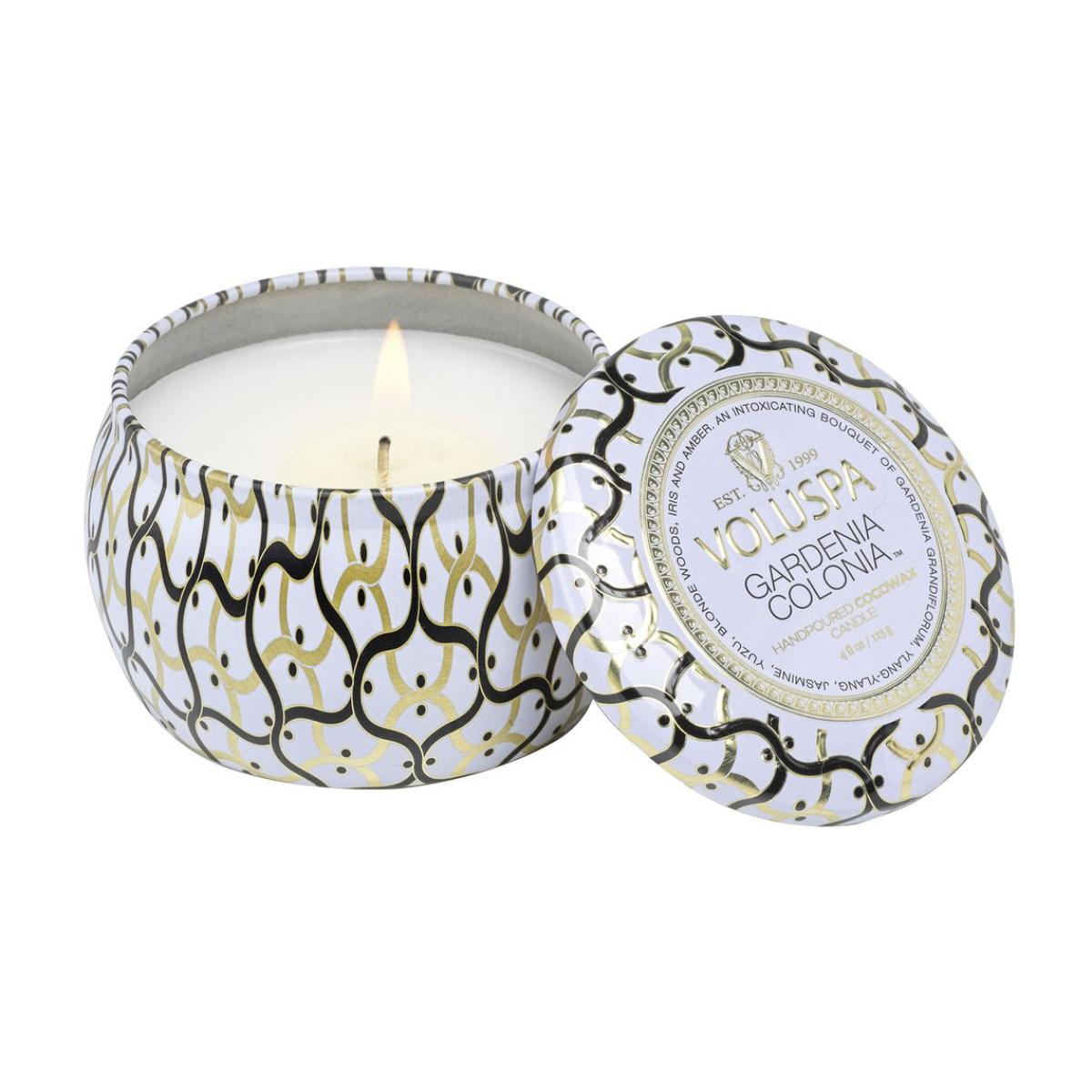 Maison Blanc Mini Tin scented 25 hours Gardenia Colonia – image 2