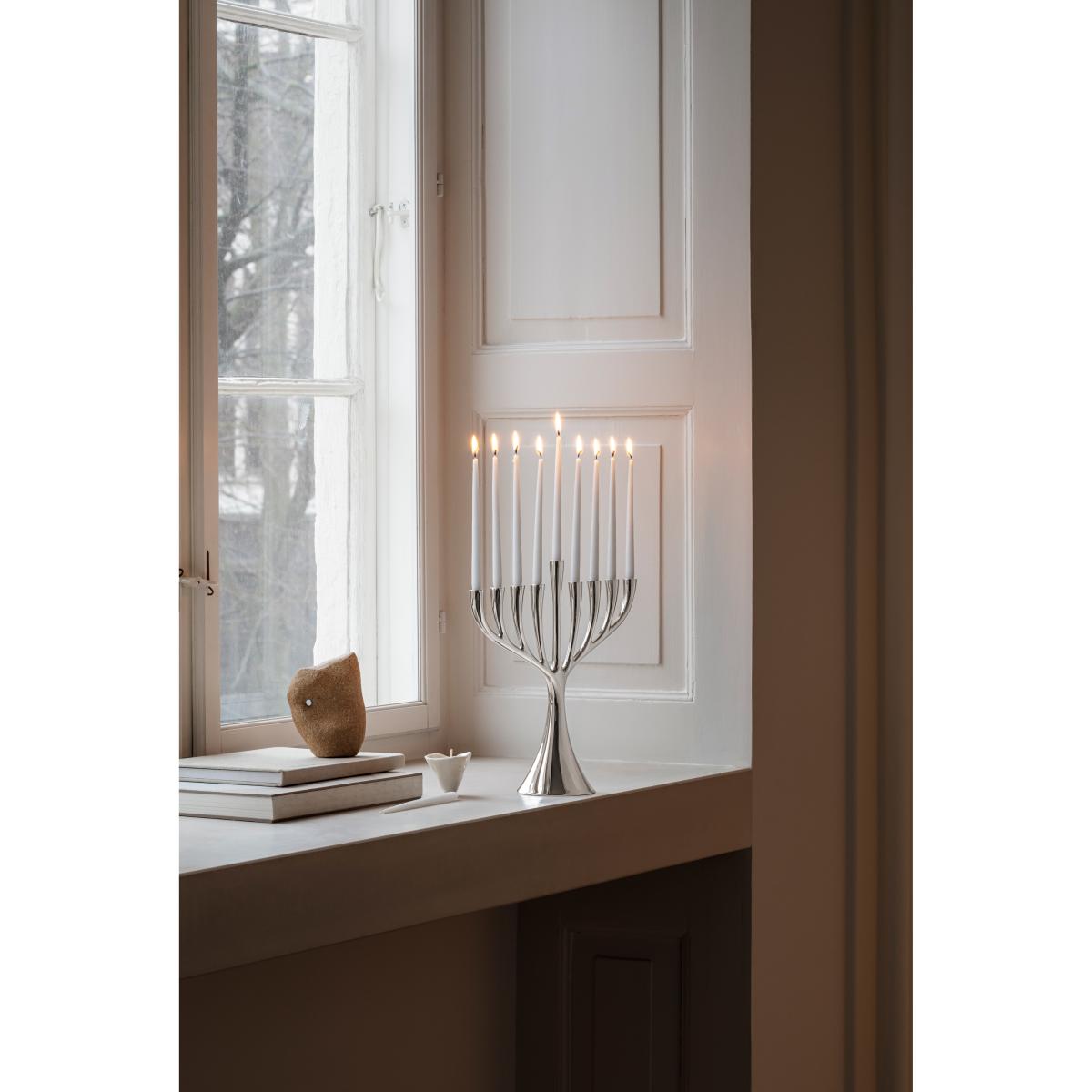 Georg Jensen Cobra menora nine arm candle sticks Stainless steel – image 2