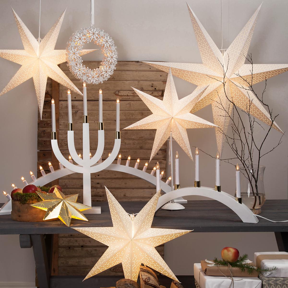 Star Trading Elias candle arch white – image 2