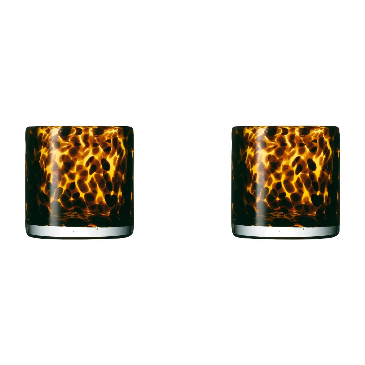 Small Tortoiseshell Candle Holder - Multi – image 1