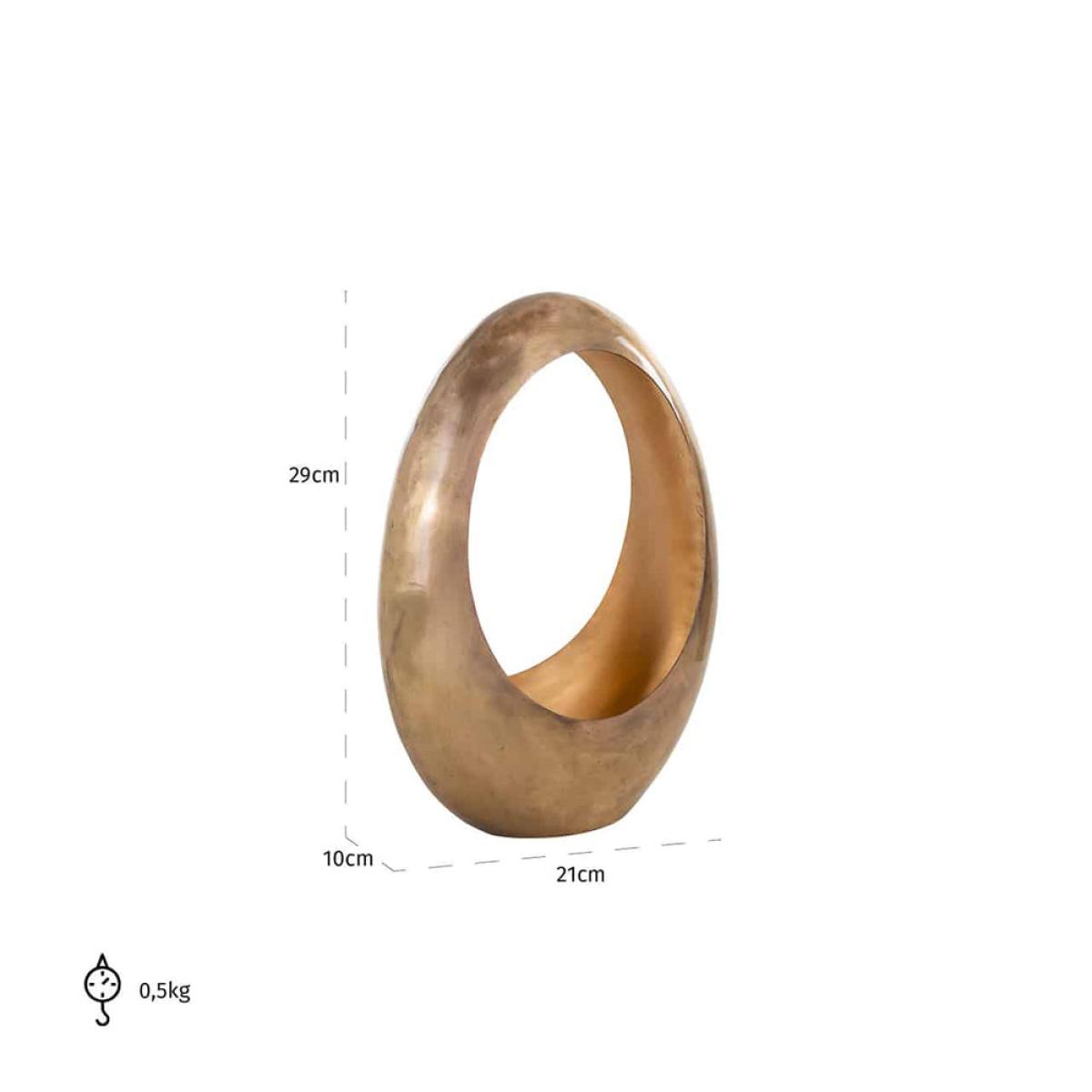 Richmond Cassia Gold Candle Holder / Small – image 8