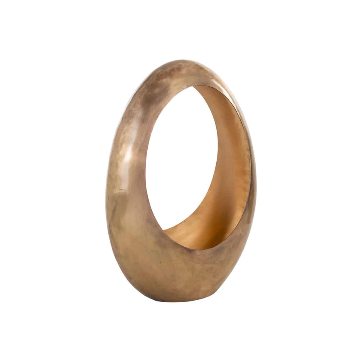 Richmond Cassia Gold Candle Holder / Small – image 1