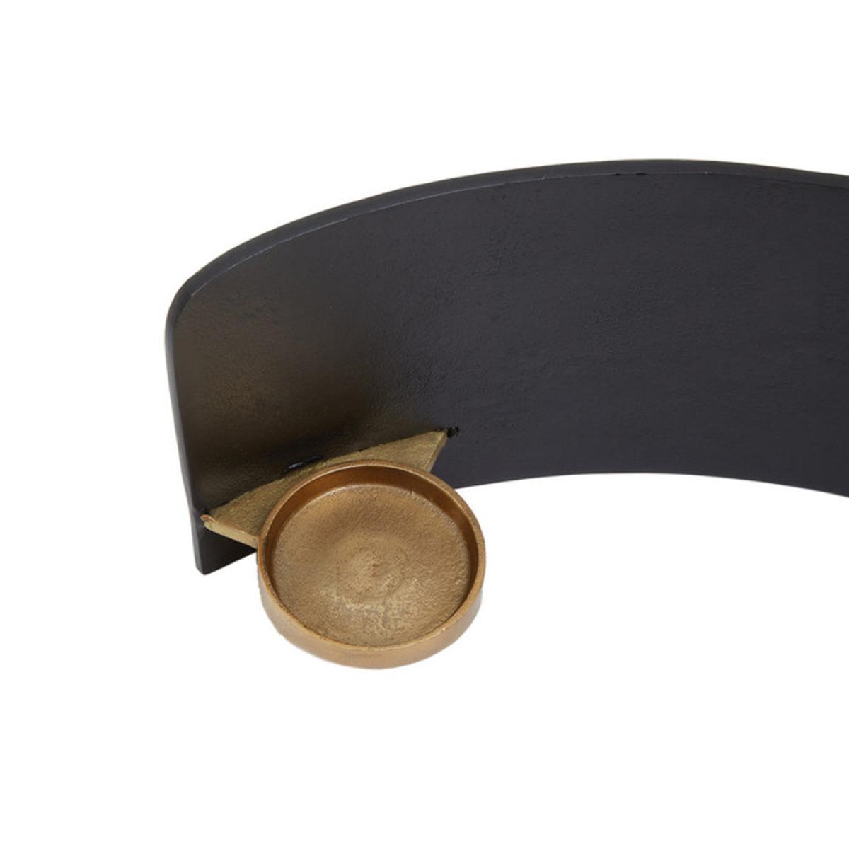 Olivia's Black And Gold Candle Stand – image 3