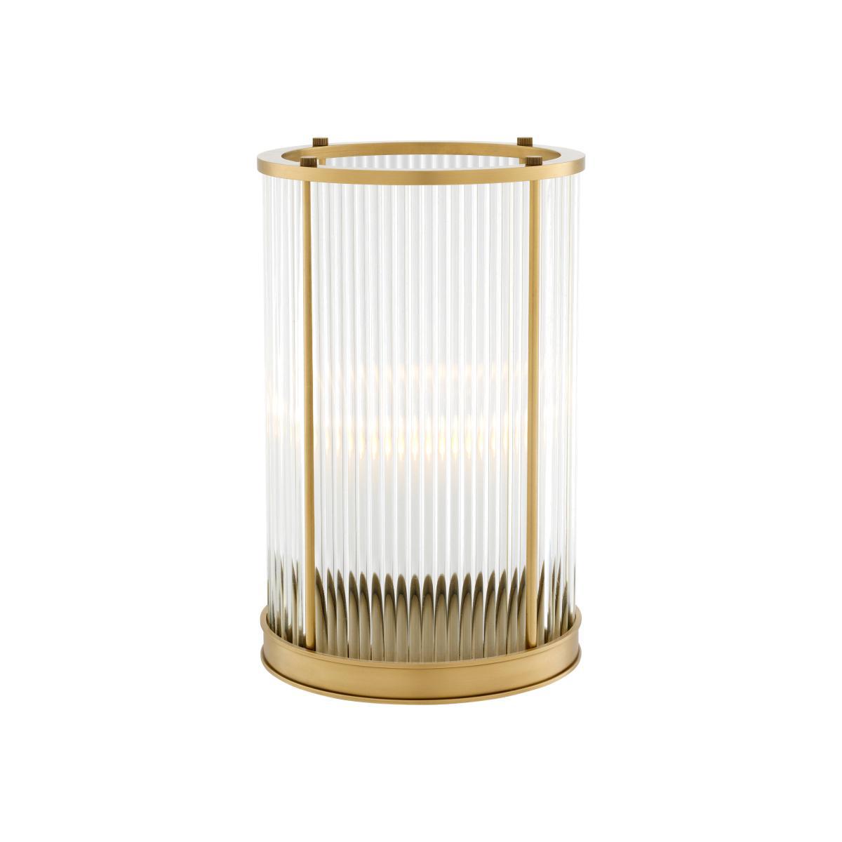 Eichholtz Mayson Medium Hurricane Antique Brass Finish – image 1