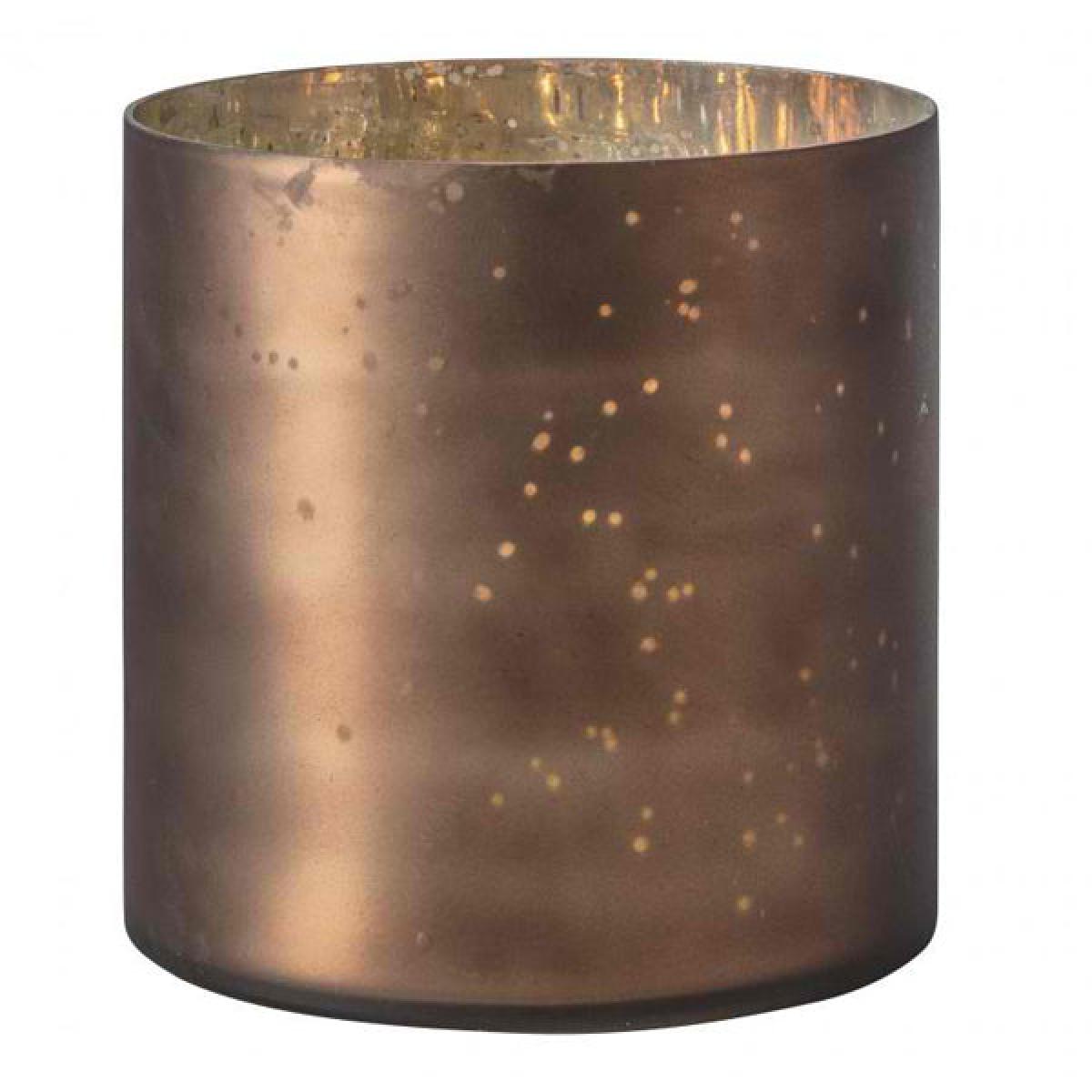 Gallery Interiors Set of 2 Candle Holder Votive / White/Grey/Gold / Small, Buxted Frosted – image 4