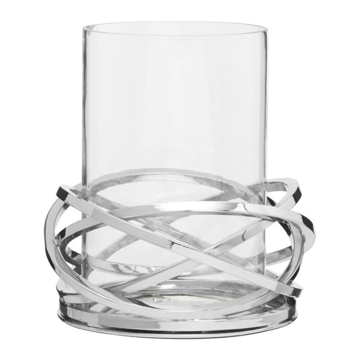 Olivia's Luxe Collection - Twist Candle Holder in Silver | Outlet – image 6