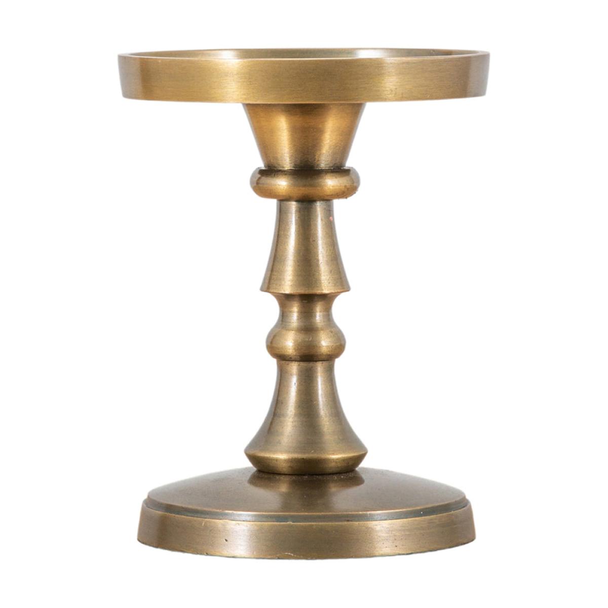Gallery Interiors Sofia Candlestick Gold Small – image 2