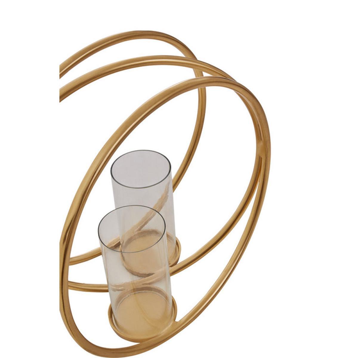Olivia's Double Ring Gold Candle Holder / Large – image 14