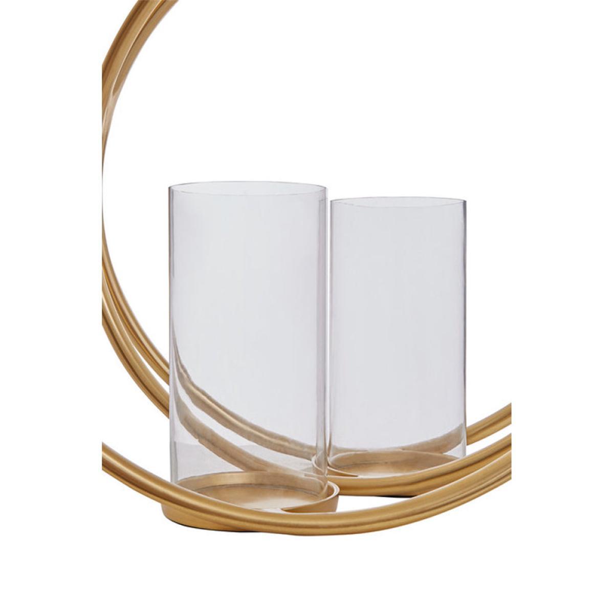 Olivia's Double Ring Gold Candle Holder / Large – image 15