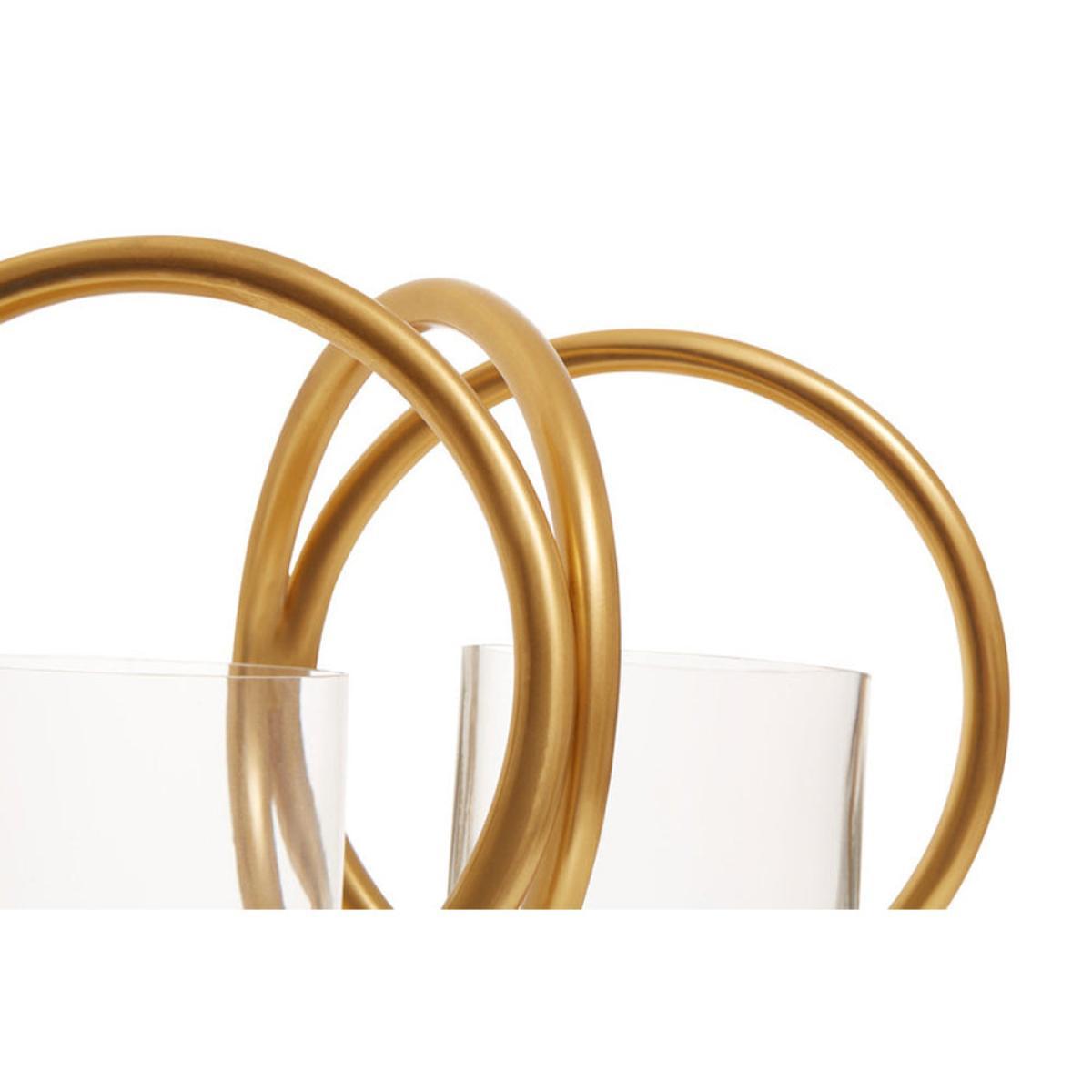 Olivia's Double Ring Gold Candle Holder / Large – image 7
