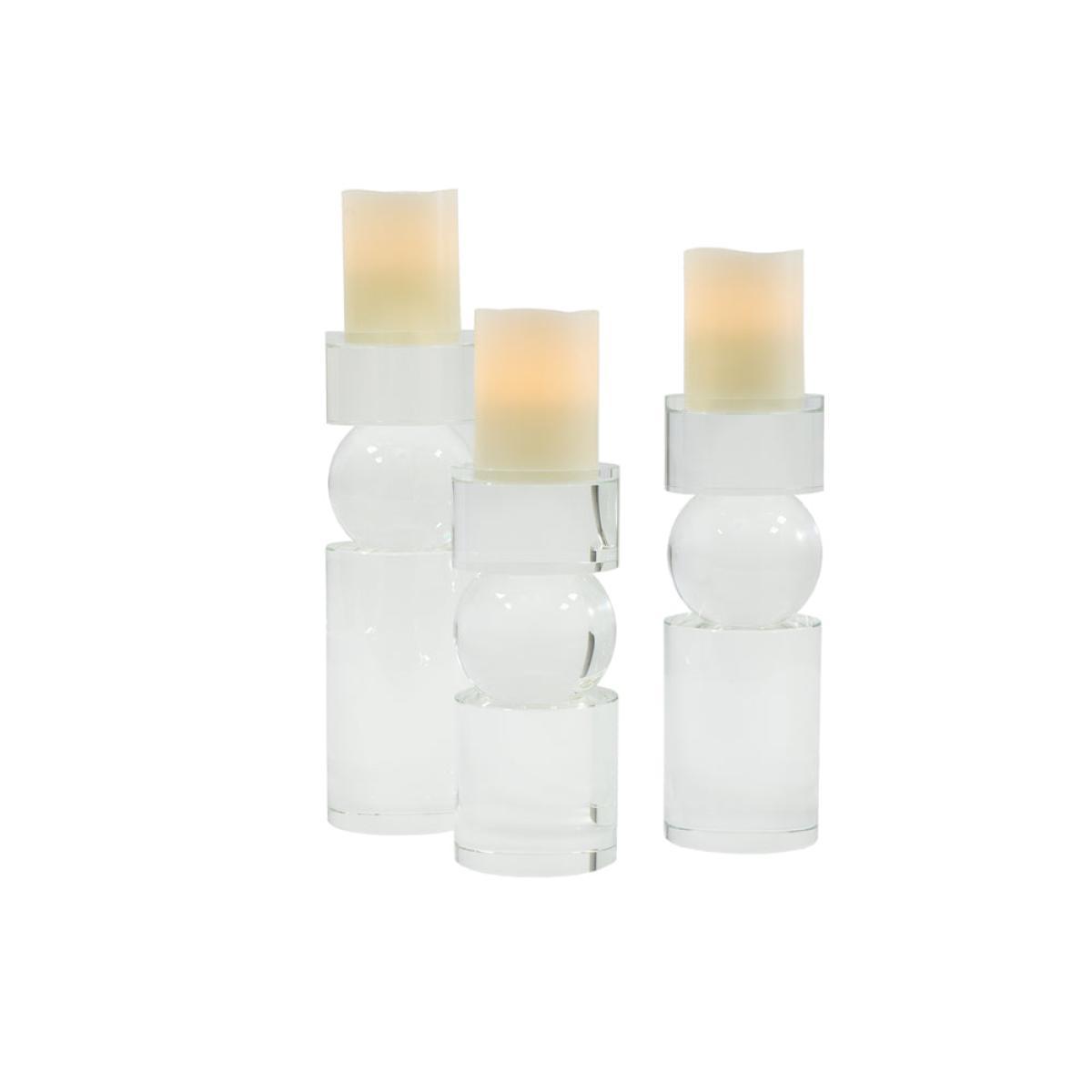 Liang & Eimil Crystal Glass Candleholder (Medium) – image 2