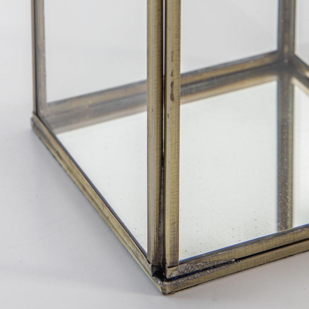 Gallery Interiors Loane Candle Holder in Antique Brass | Outlet / Medium – image 4