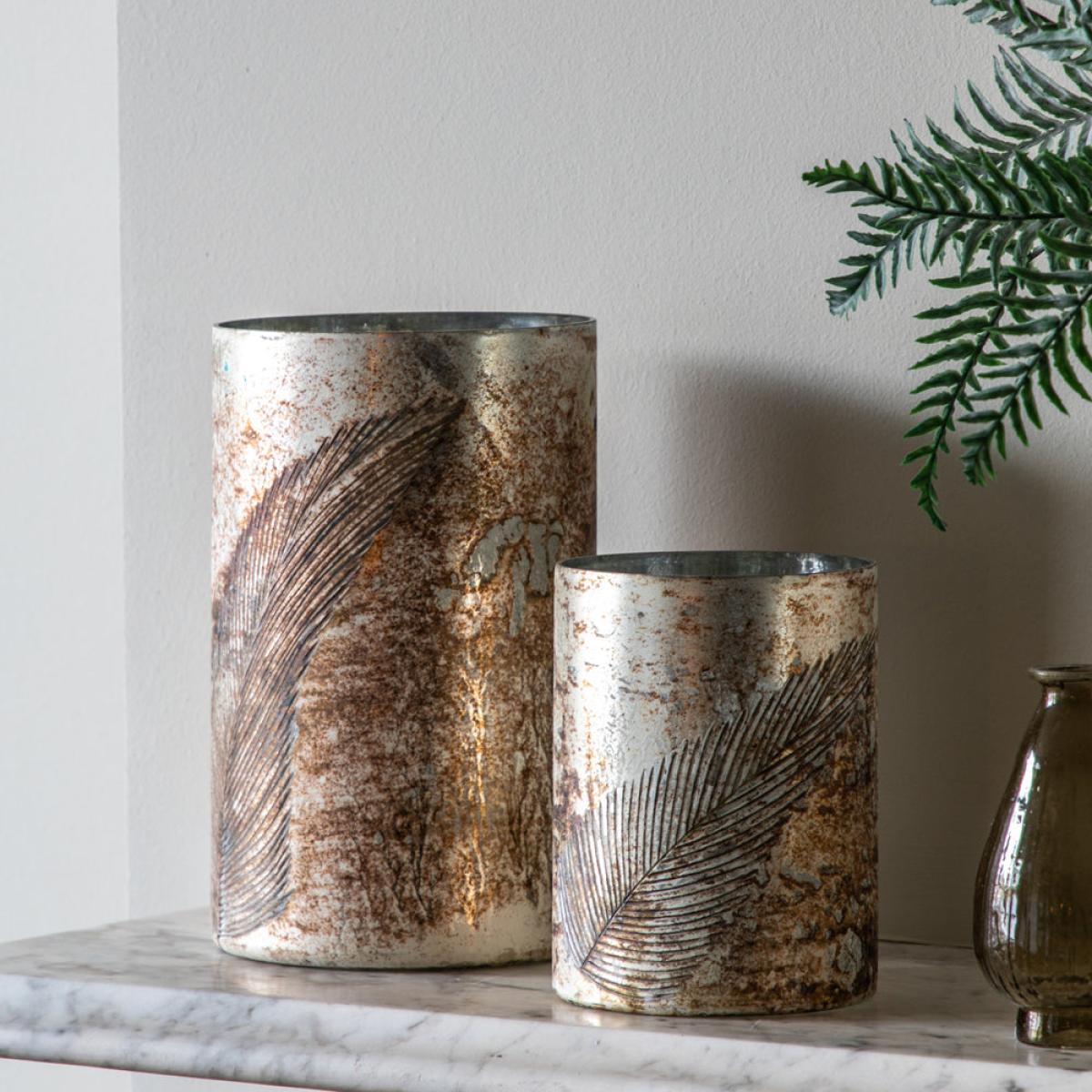 Gallery Interiors Flume Hurricane in Antique Gold / Small – image 4
