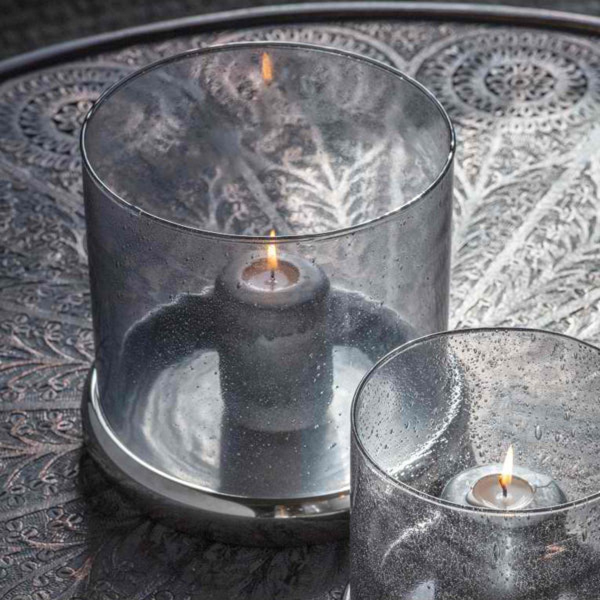 Gallery Direct Candle Holder Viborg / Silver/Grey / Small – image 4