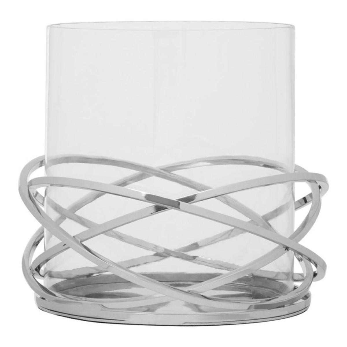 Olivia's Twist Silver Candle Holder Large – image 7