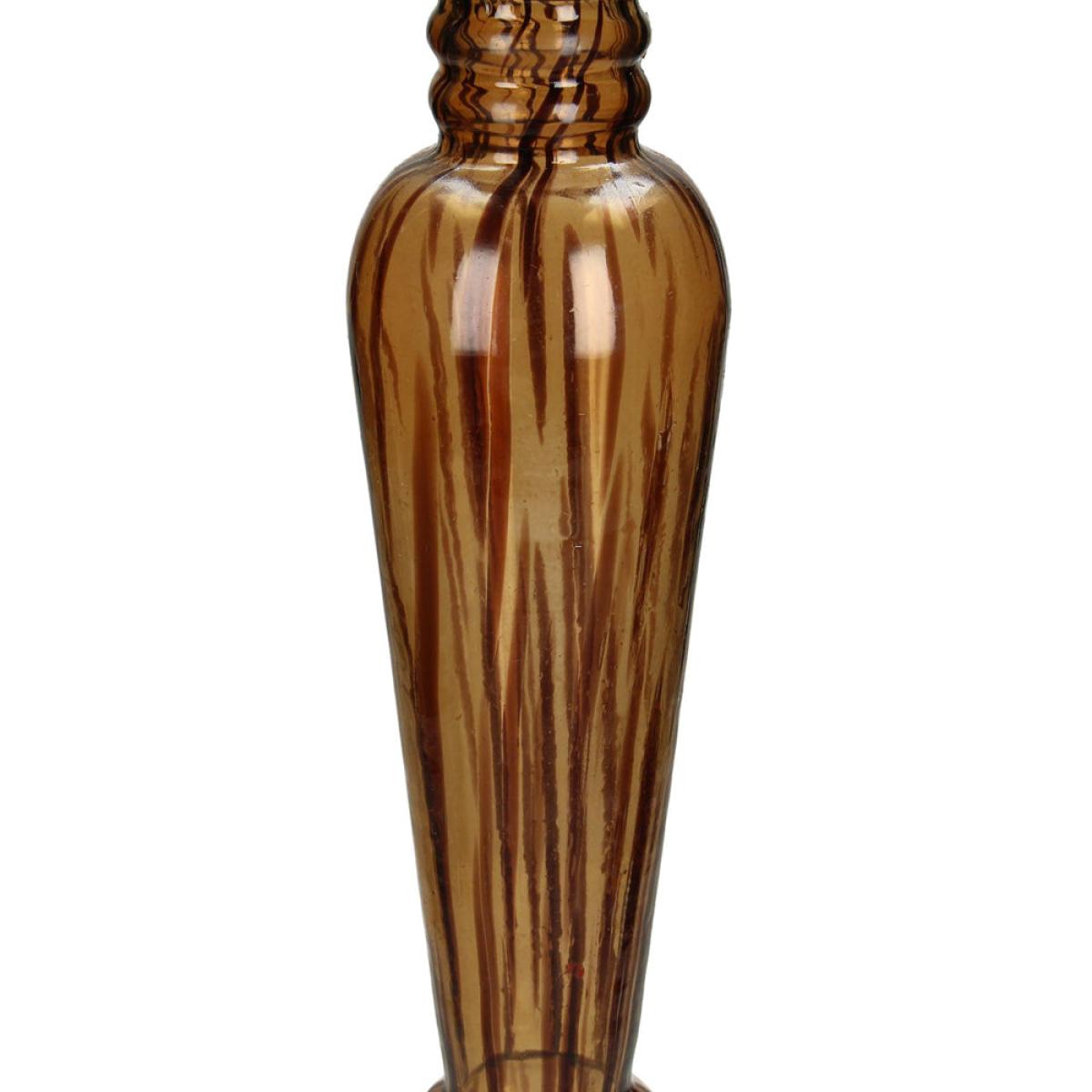 Libra Leopard Glass X-Large Candlestick – image 4