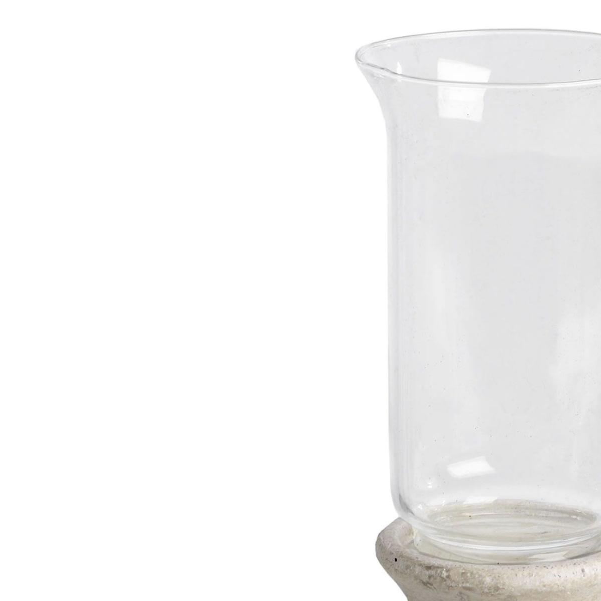 Hill Interiors Stone Based Hurricane Lantern – image 2