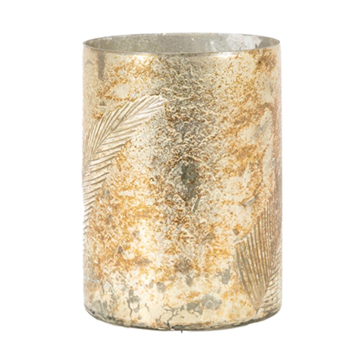 Gallery Interiors Flume Hurricane in Antique Gold | Outlet / Small – image 3