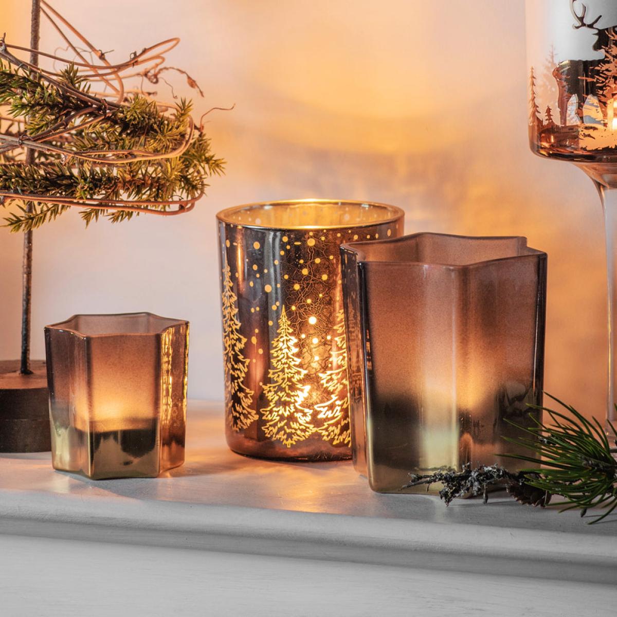 Gallery Interiors Salla Votive Black Gold / Large – image 2