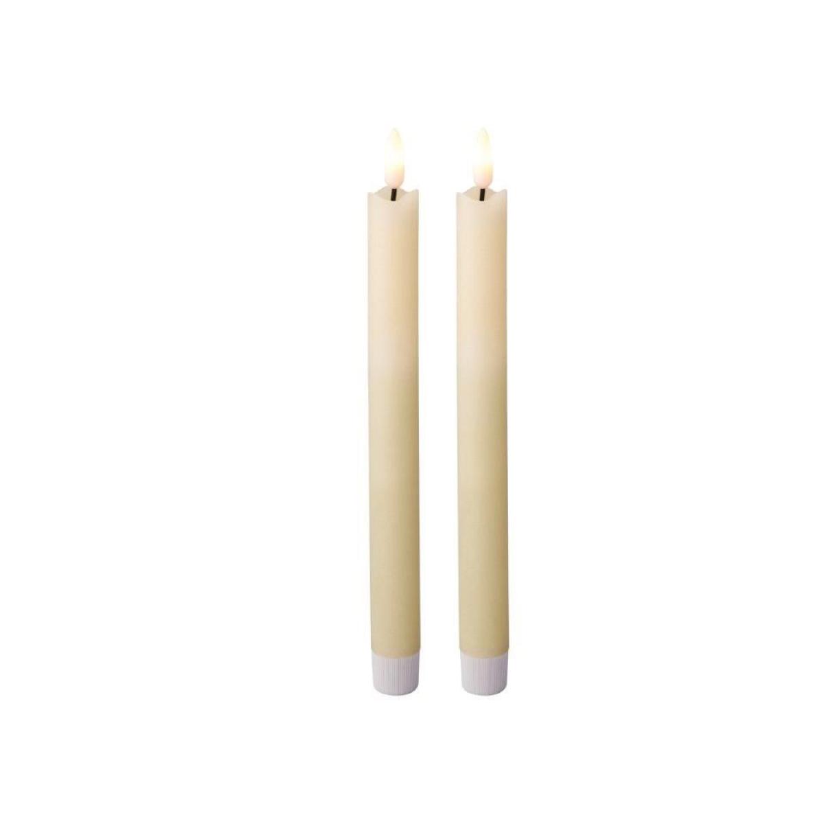 Kaemingk 24cm LED Wick Cream Dinner Candle – image 3