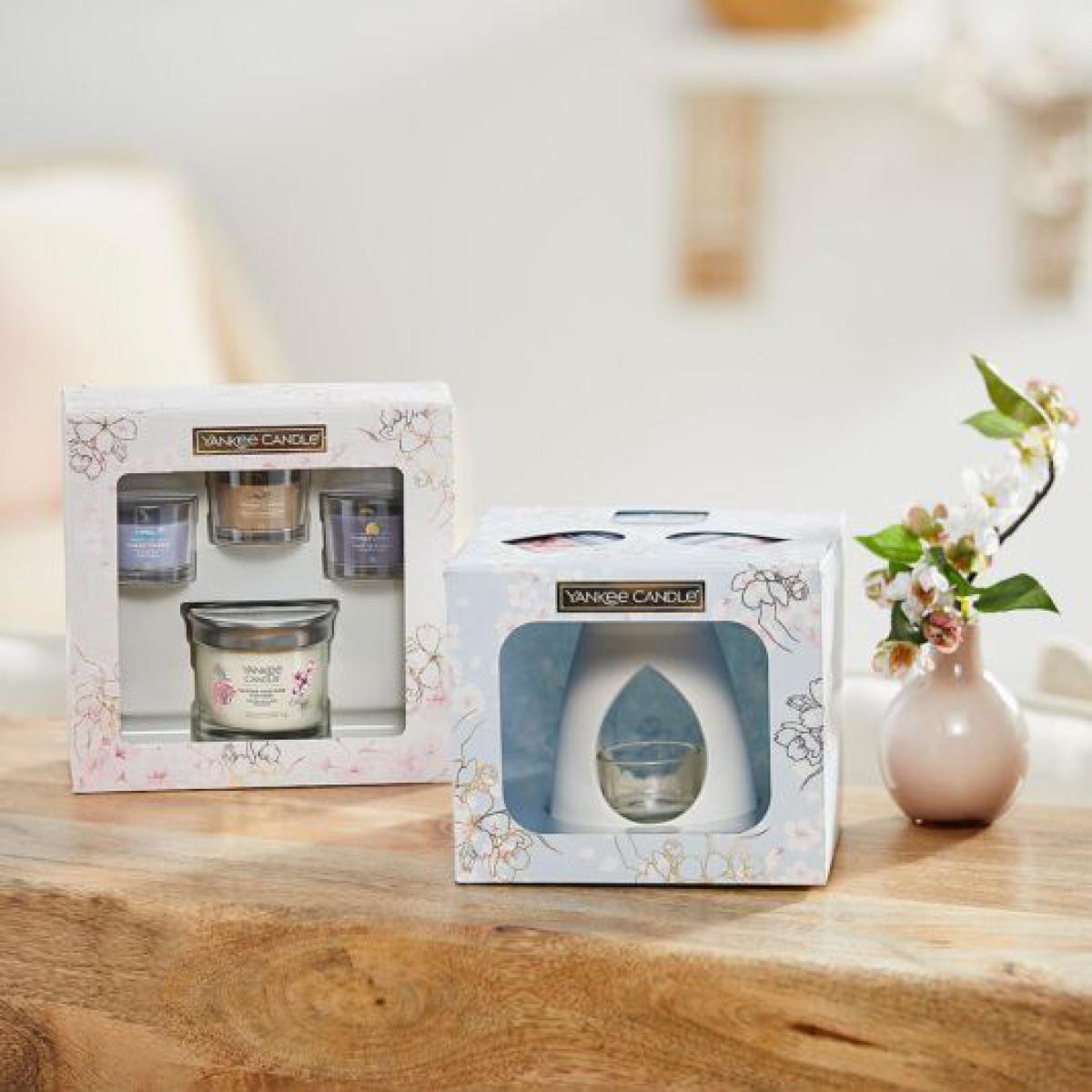 Yankee Candle Sakura Blossom Festival Small Tumbler 3 Filled Votive Gift Set – image 3