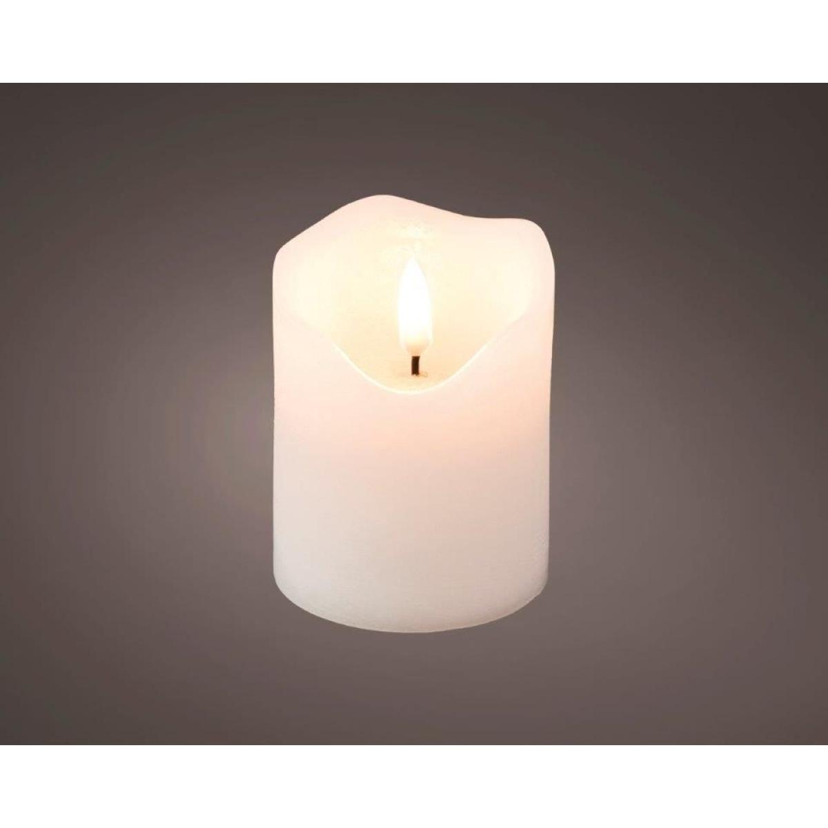 Kaemingk 9cm LED Wick White Candle – image 2