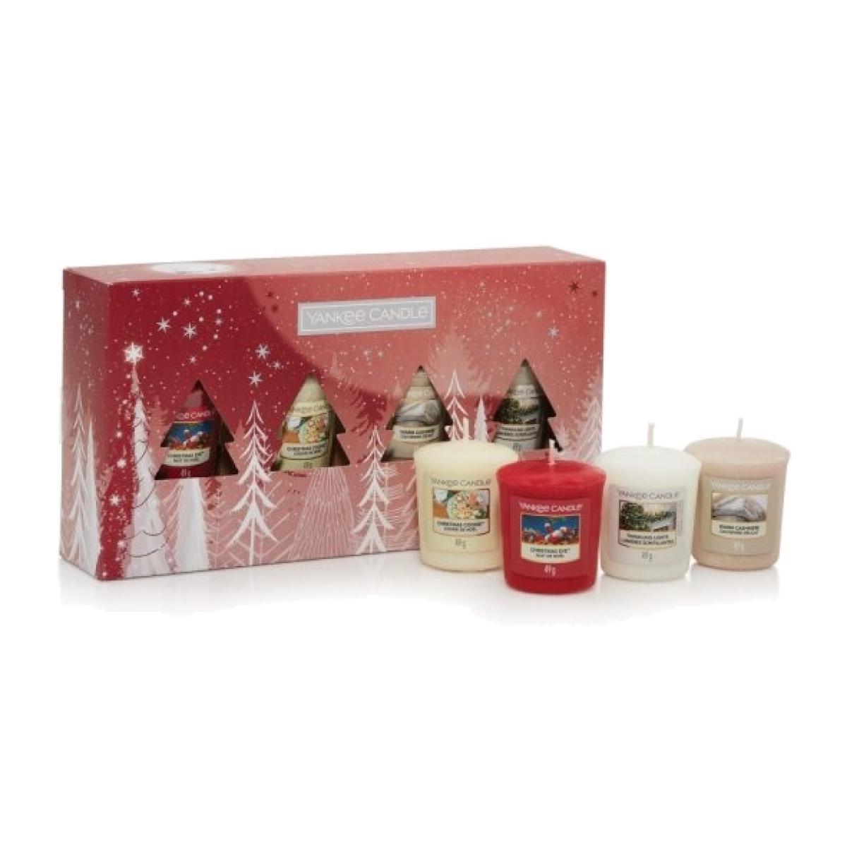 Yankee Candle 4 Original Votive Gift Set, Cashmere
