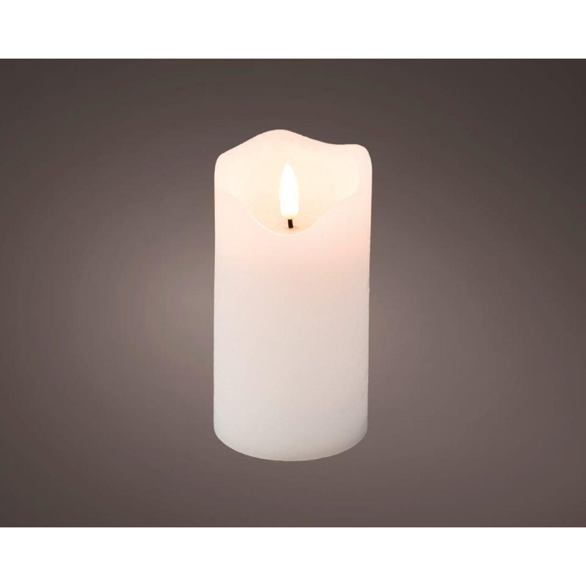 Kaemingk 13cm LED Wick White Candle – image 2