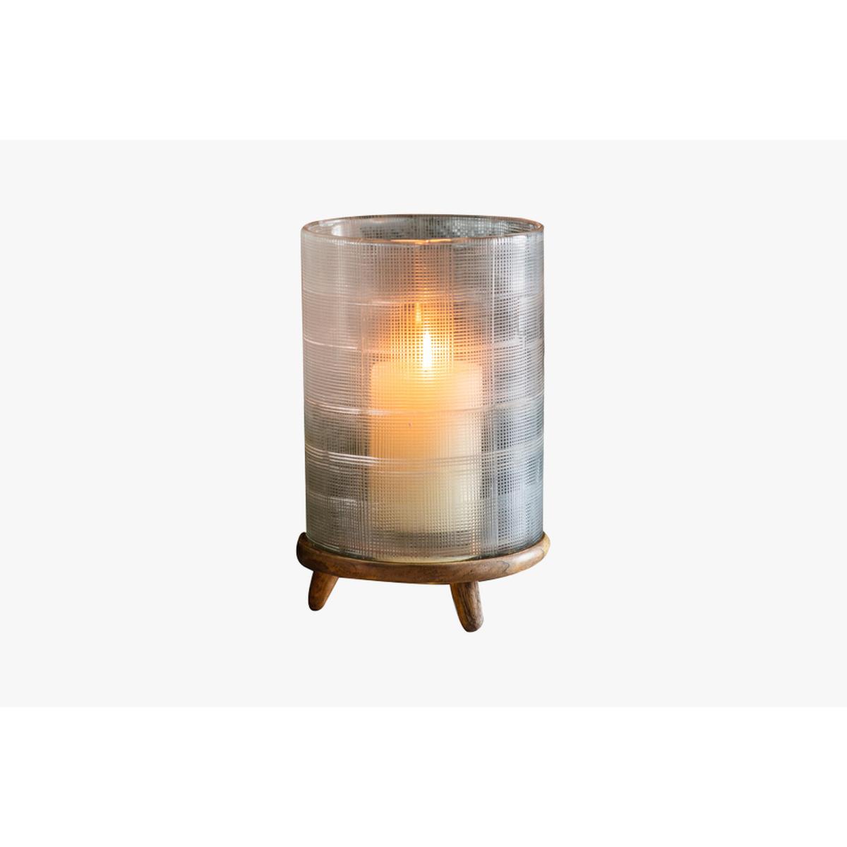 Astrid Etched Hurricane Lamp – image 2