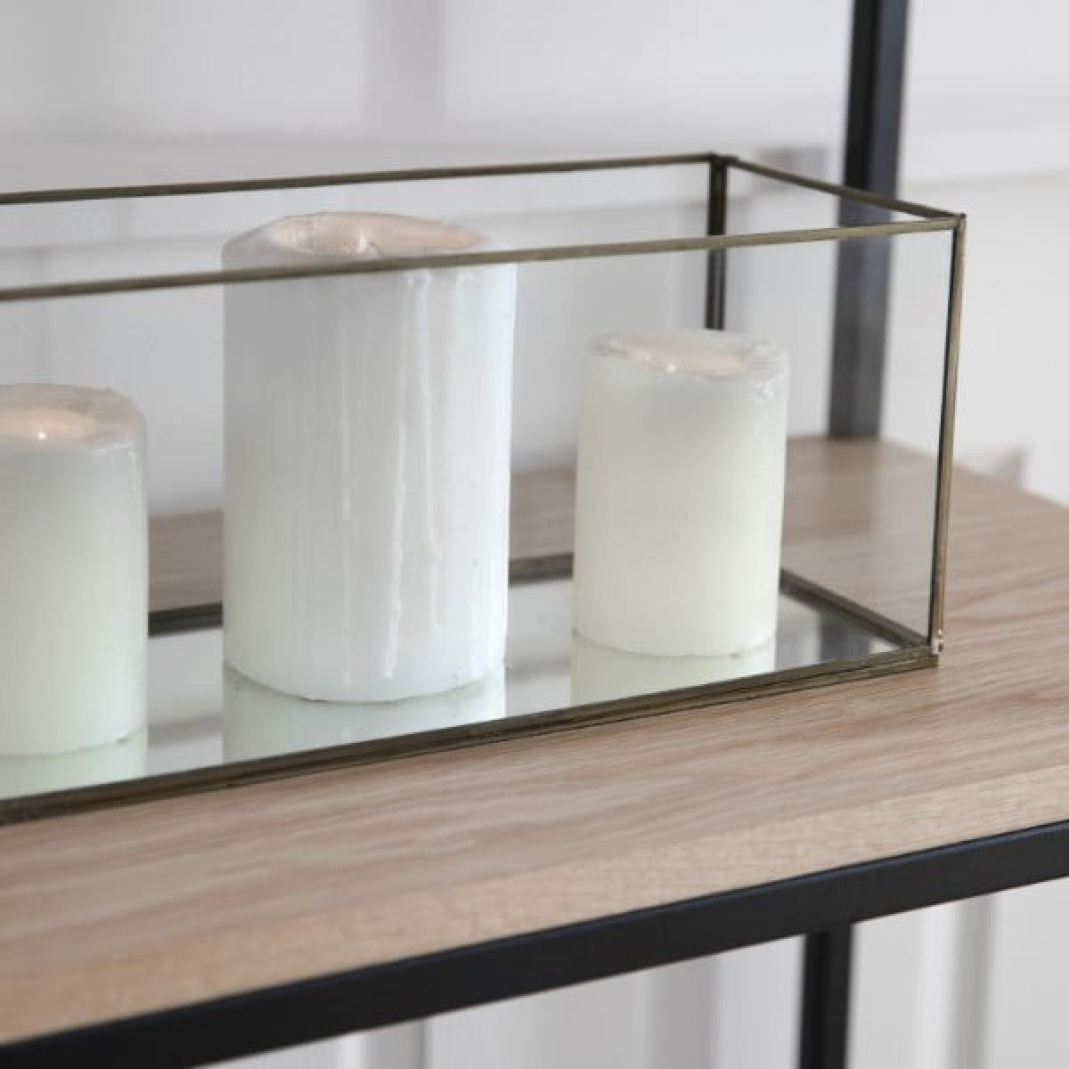 HADIZA CANDLE HOLDER BLACK LARGE – image 2
