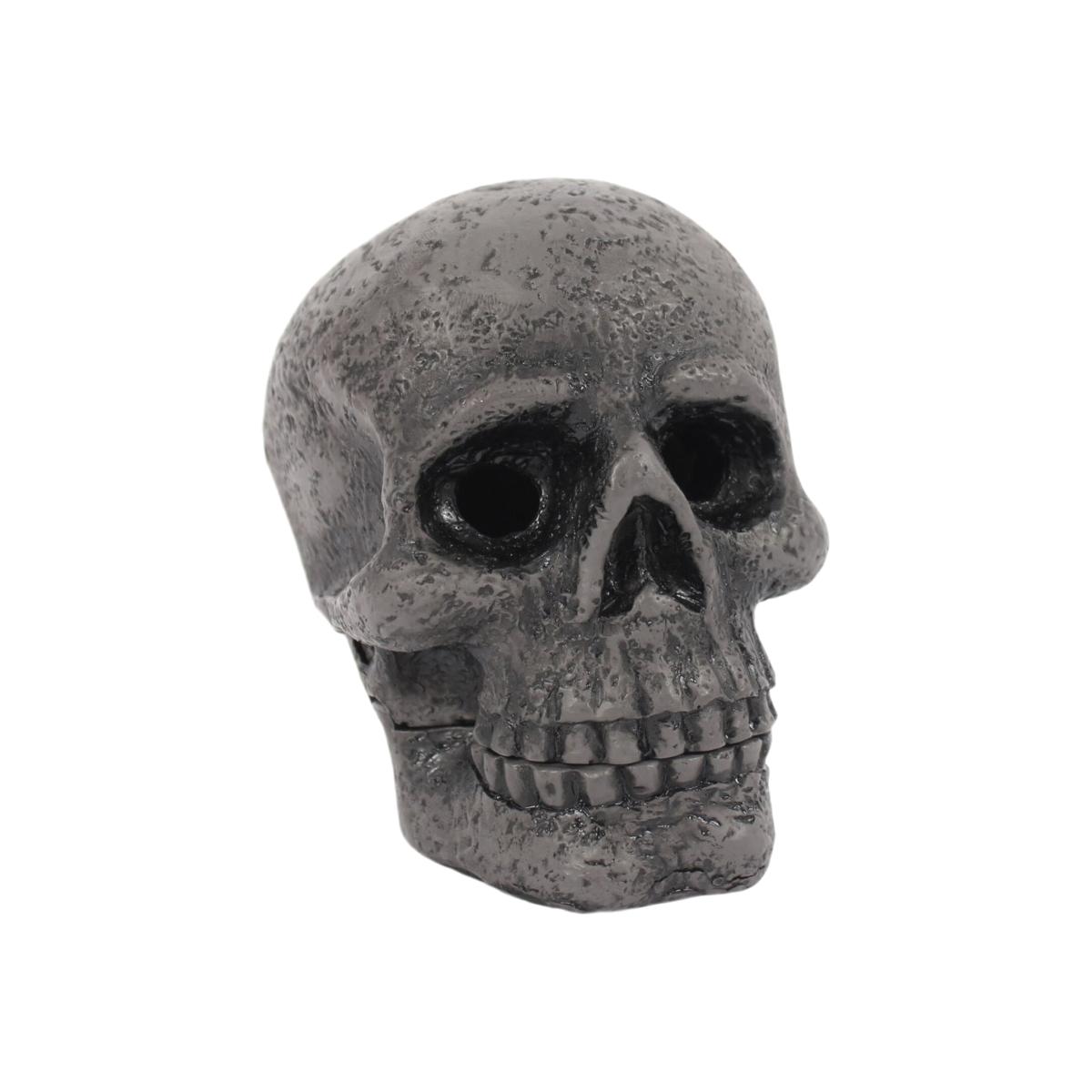 Skull Design Incense Cone Holder - Grey – image 1