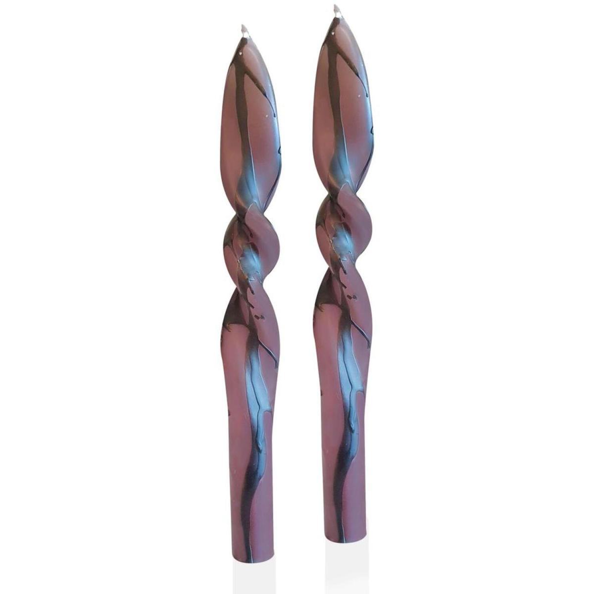 The Mia Mustard Spiral Candle, Set of 2 - Mustard Yellow – image 7