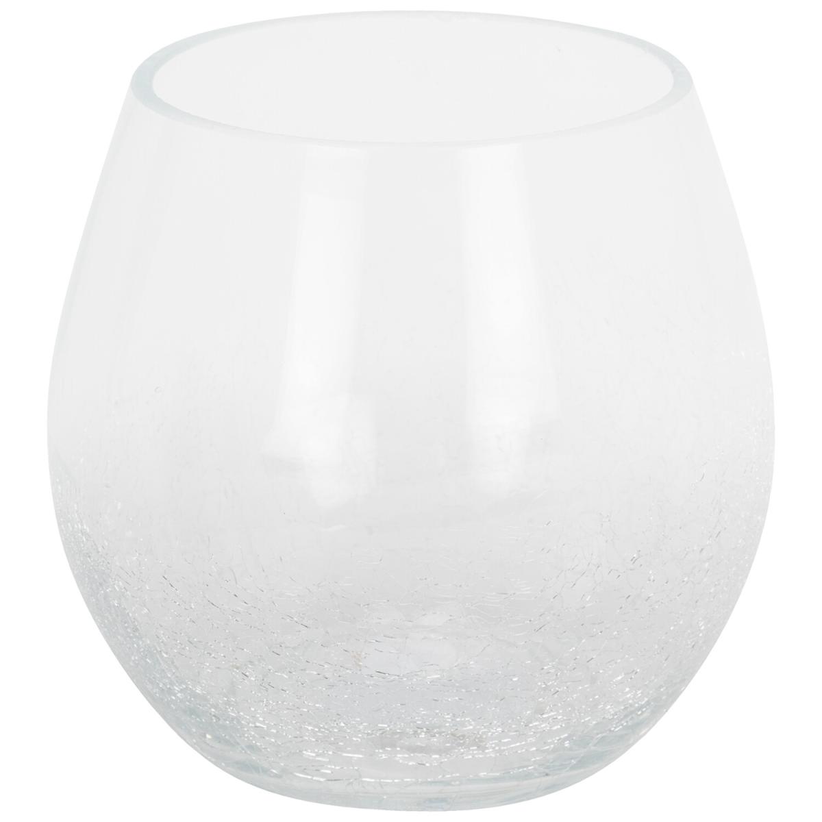 Clear Crackle T-Light Holder – image 2