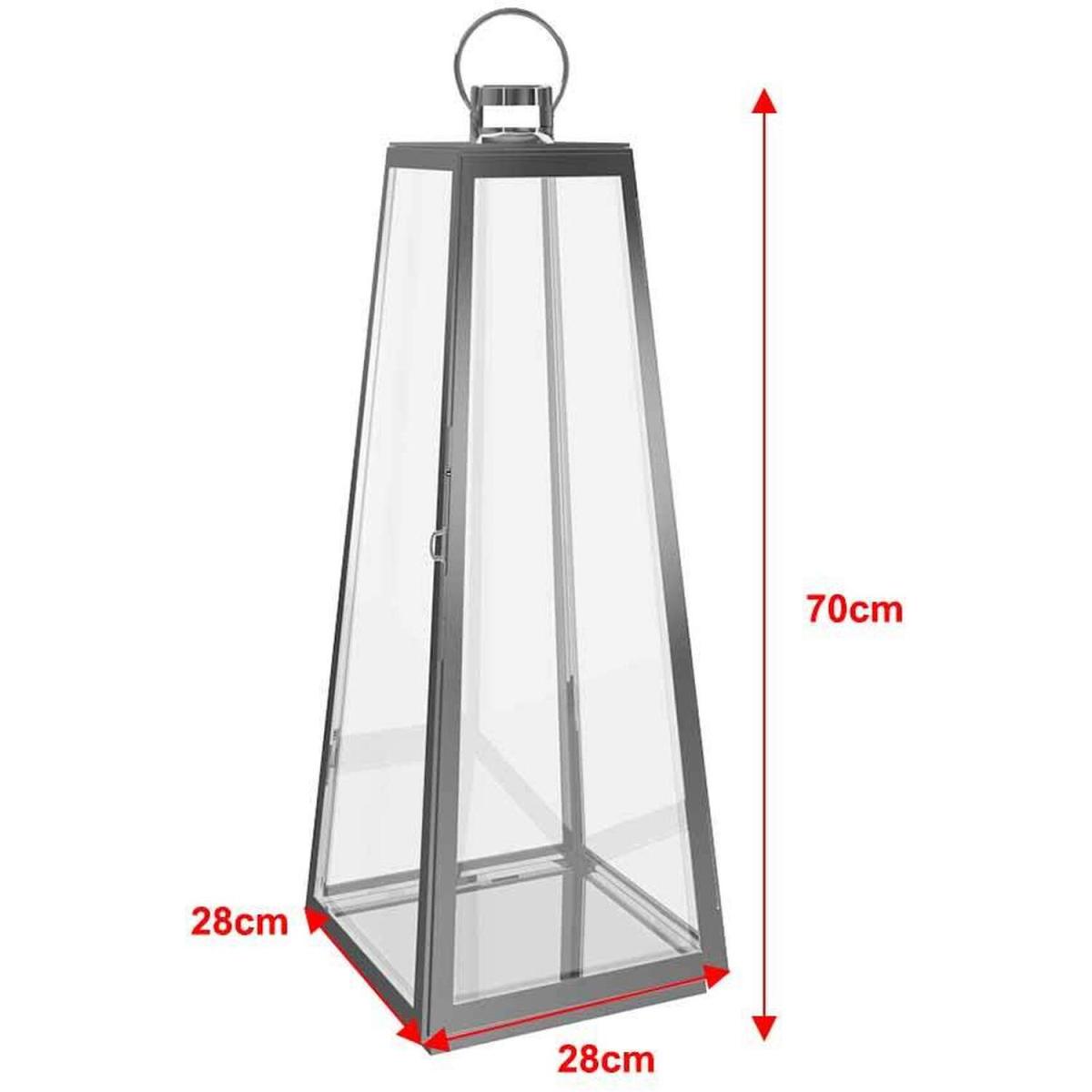 Taper Hurricane Candle Holders - Silver / 8.7kg – image 5