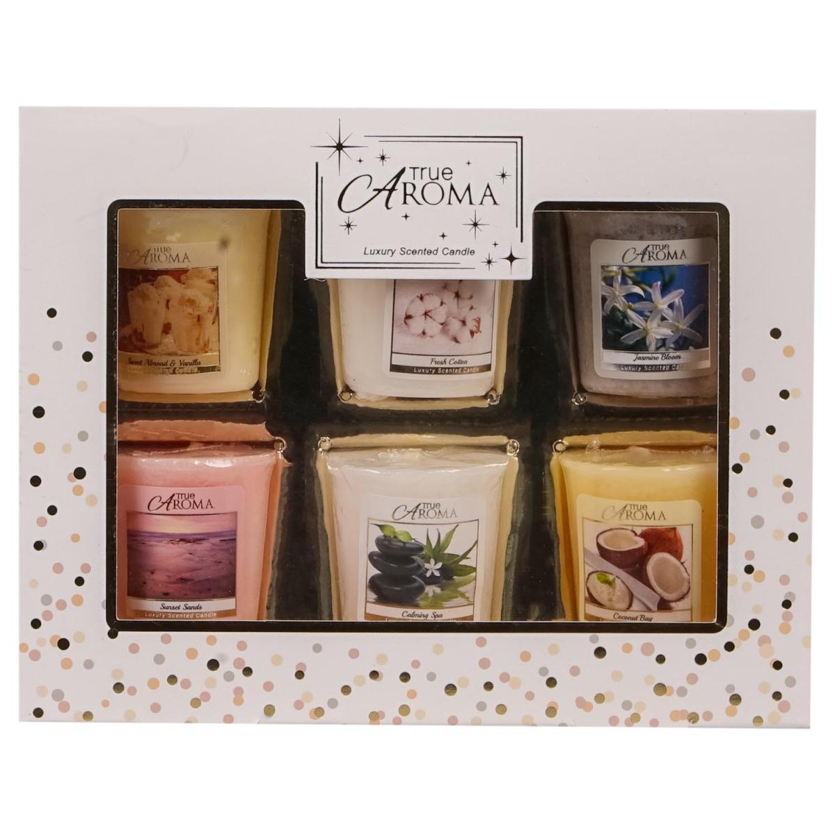 Set of 6 True Aroma Votive Candles – image 2