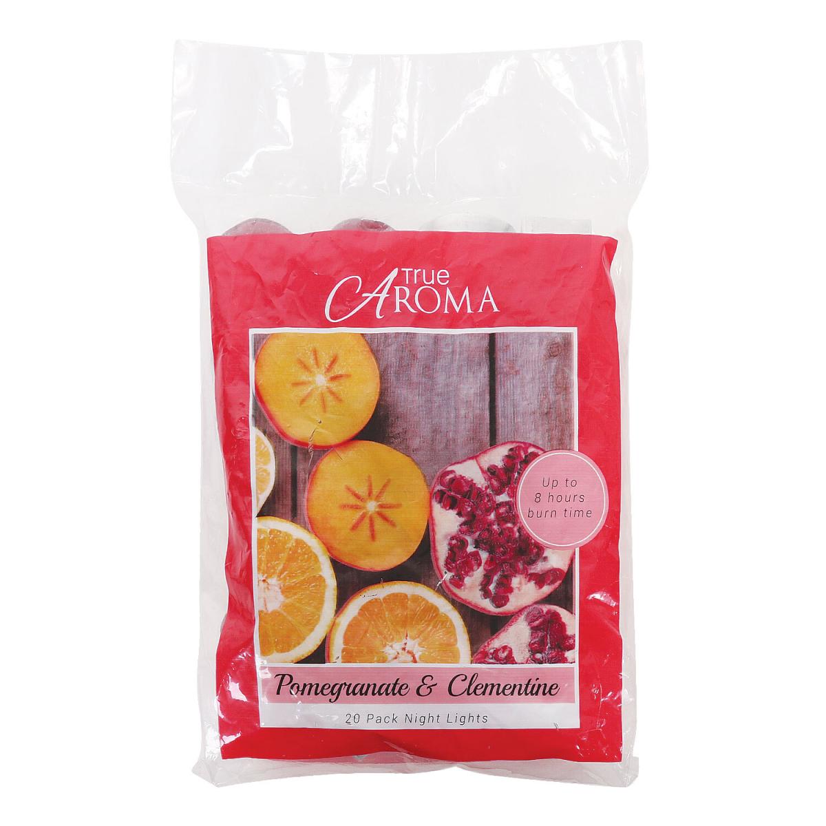 Pack of 20 Pomegranate & Clementine Tealights – image 2