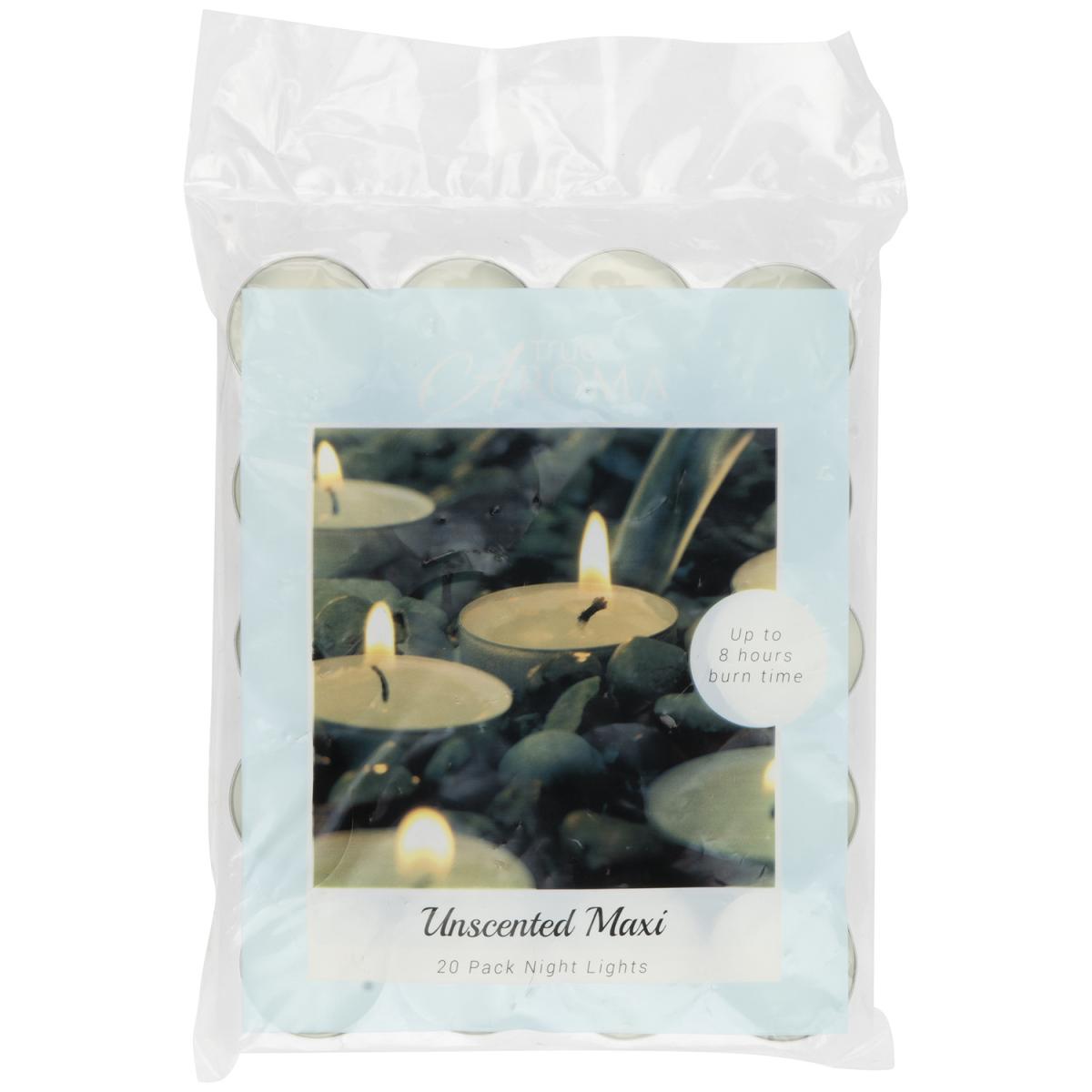 Pack of 20 Maxi Tealights - Musk & Sandalwood – image 3