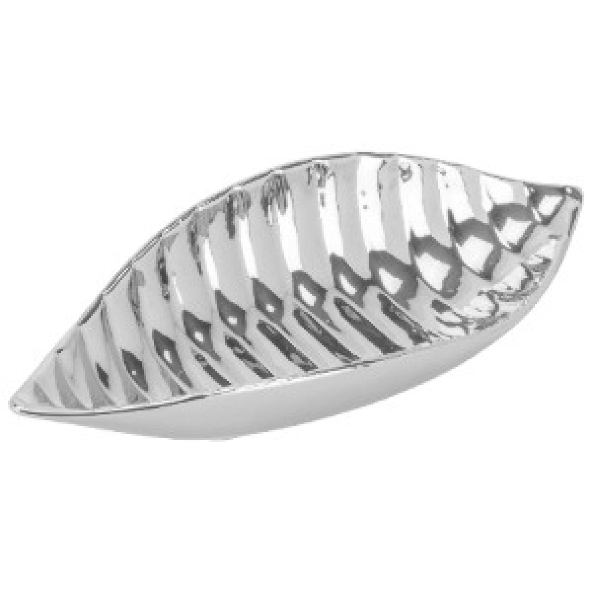 Silver Curved Candle Plate 46Cm - Silver – image 2