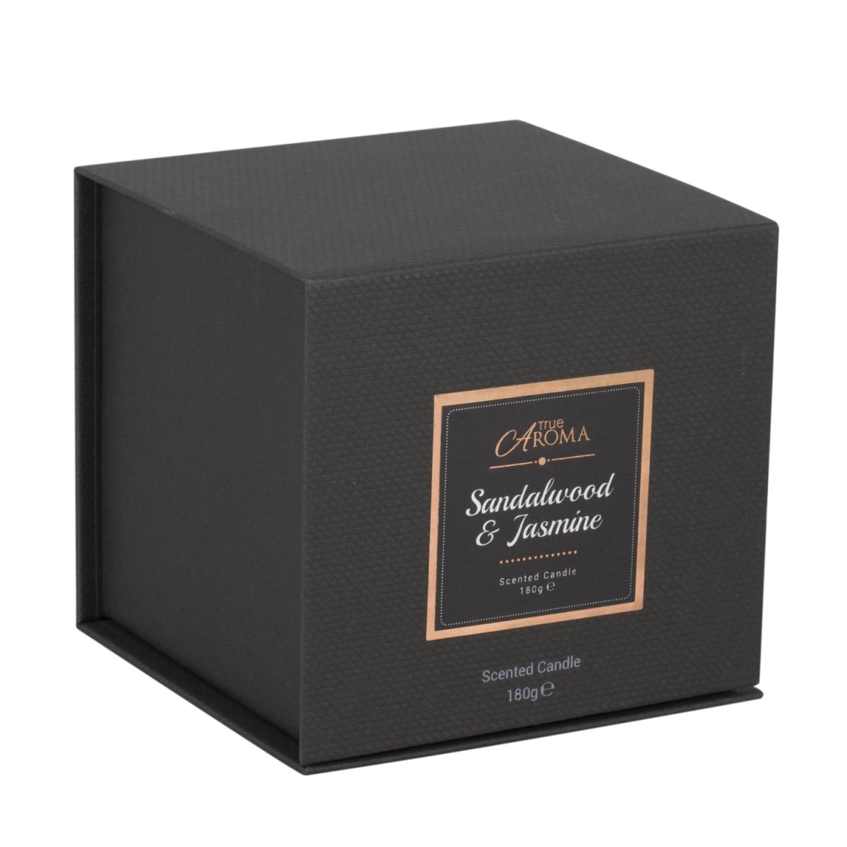 Sandalwood & Jasmine Black Label Candle with Lid - Black – image 2