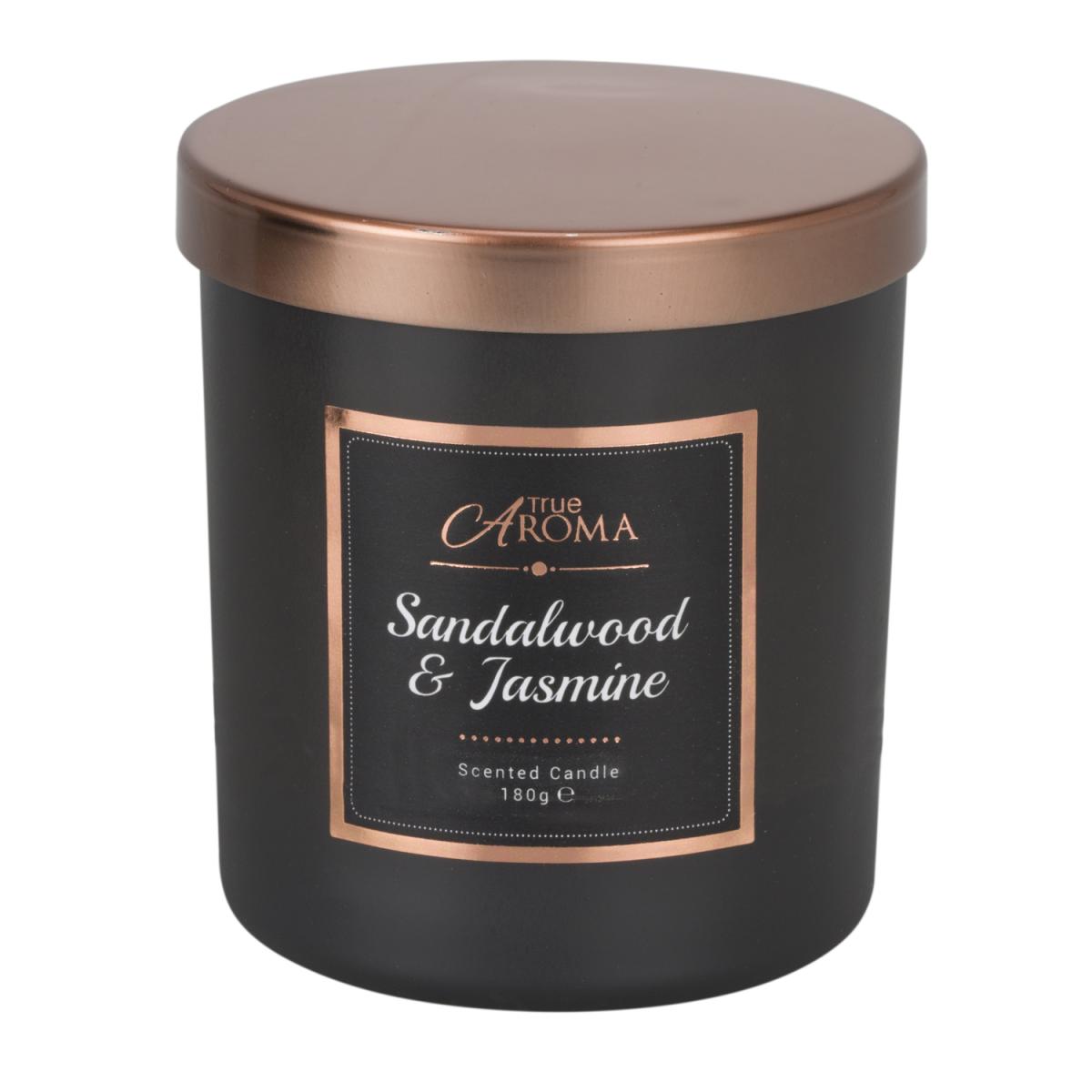Sandalwood & Jasmine Black Label Candle with Lid - Black – image 4