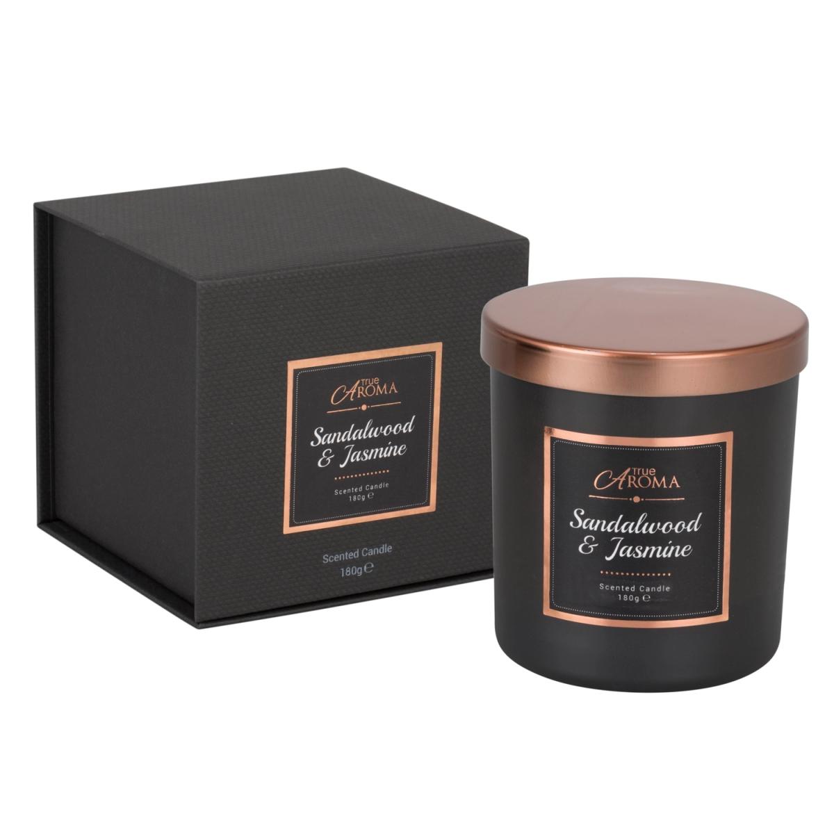 Sandalwood & Jasmine Black Label Candle with Lid - Black – image 5