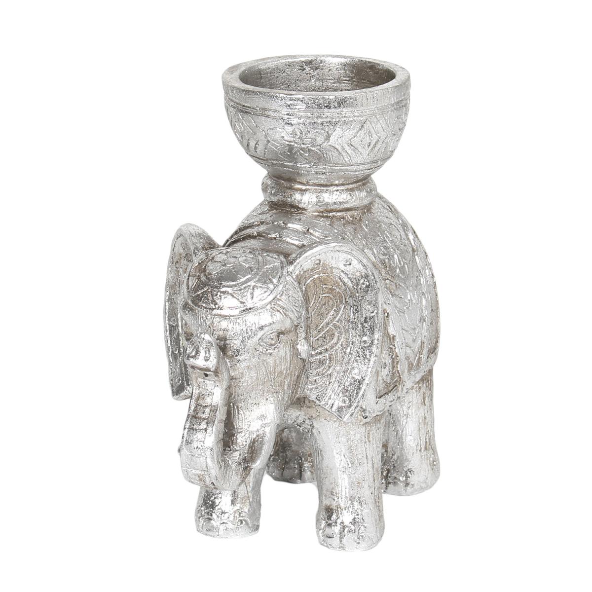 Embossed Elephant Tealight Holder – image 2