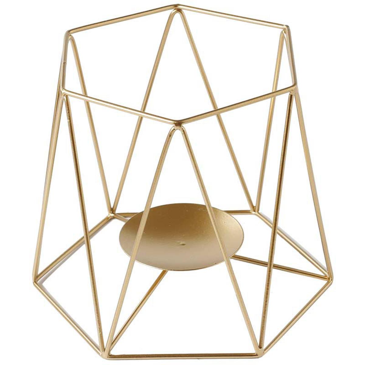 Elegant Geometry Candle Holders - Gold – image 7