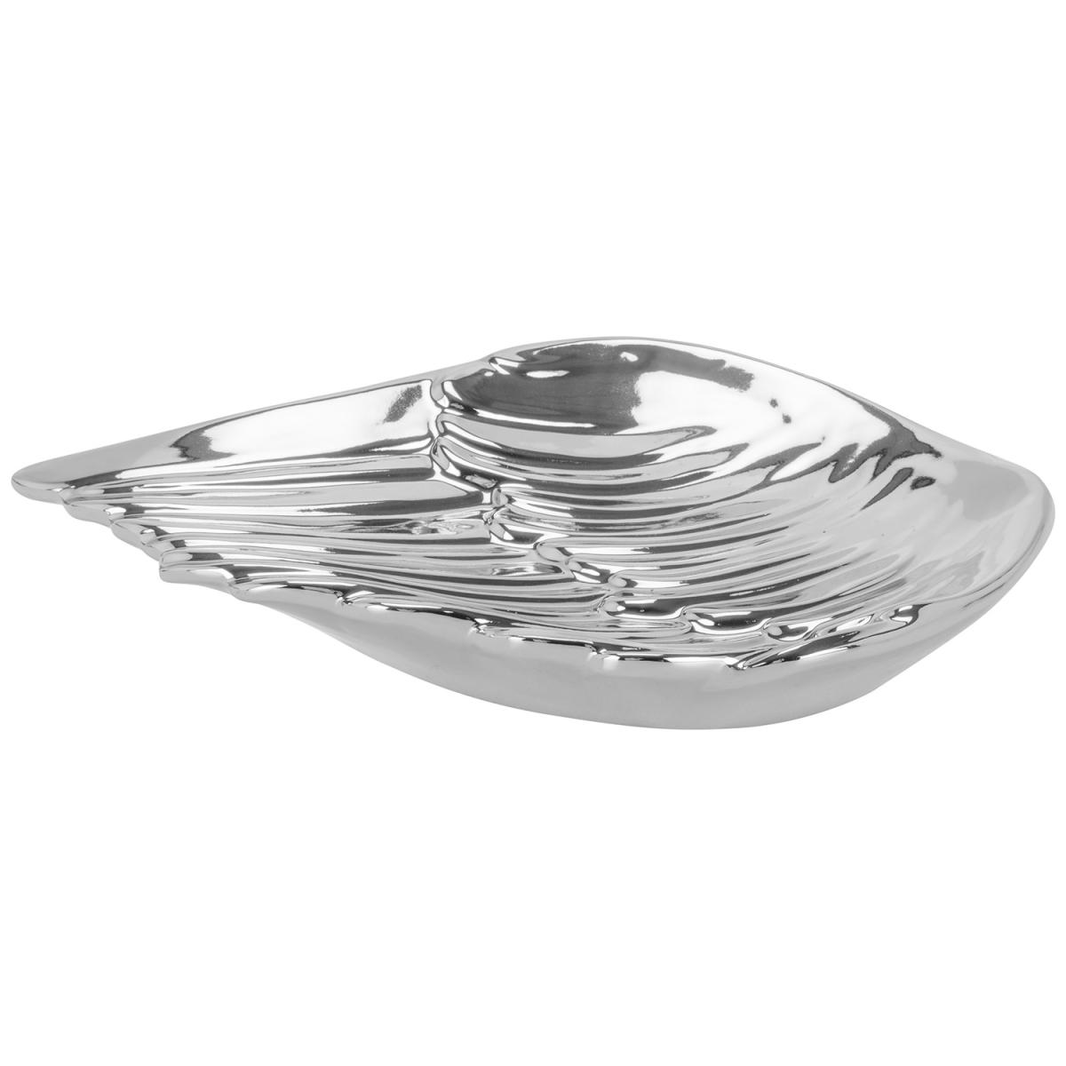 Angel Wing Candle Plate - Silver – image 2