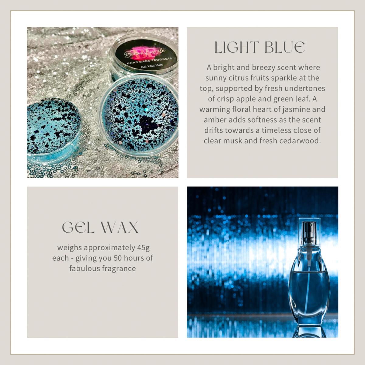 Cool Blue Gel Wax  - blue – image 2