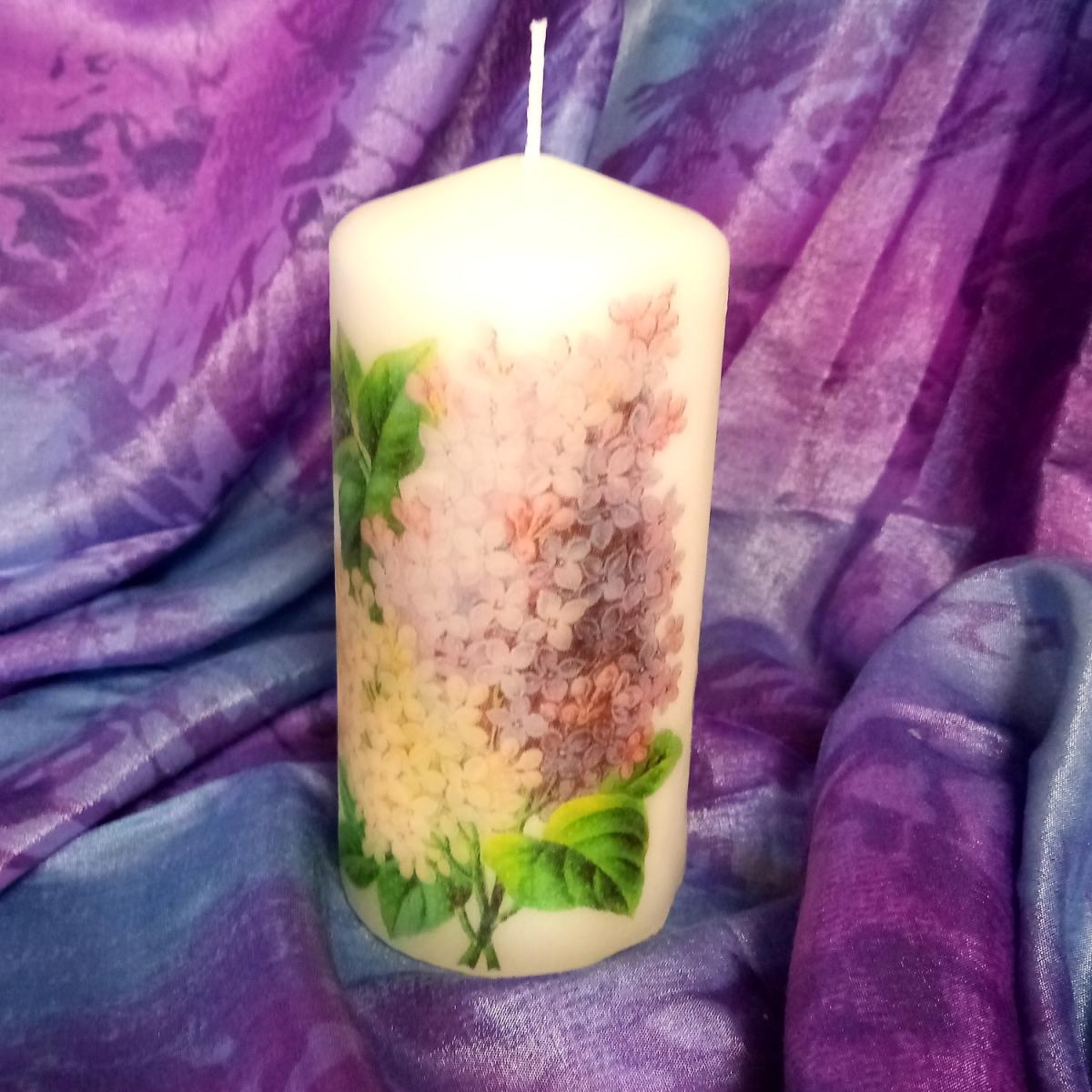 Spring Pillar Candle - White – image 12